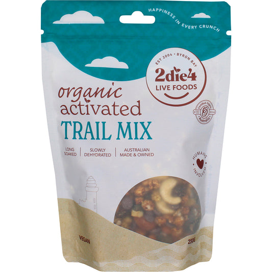 2die4 Organic Activated Trail Mix- 250g