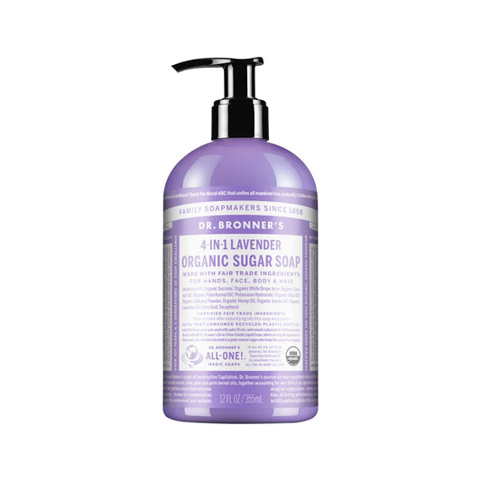 Dr. Bronner’s Organic Sugar Soap Lavender – Organic Lavender Sugar Soap